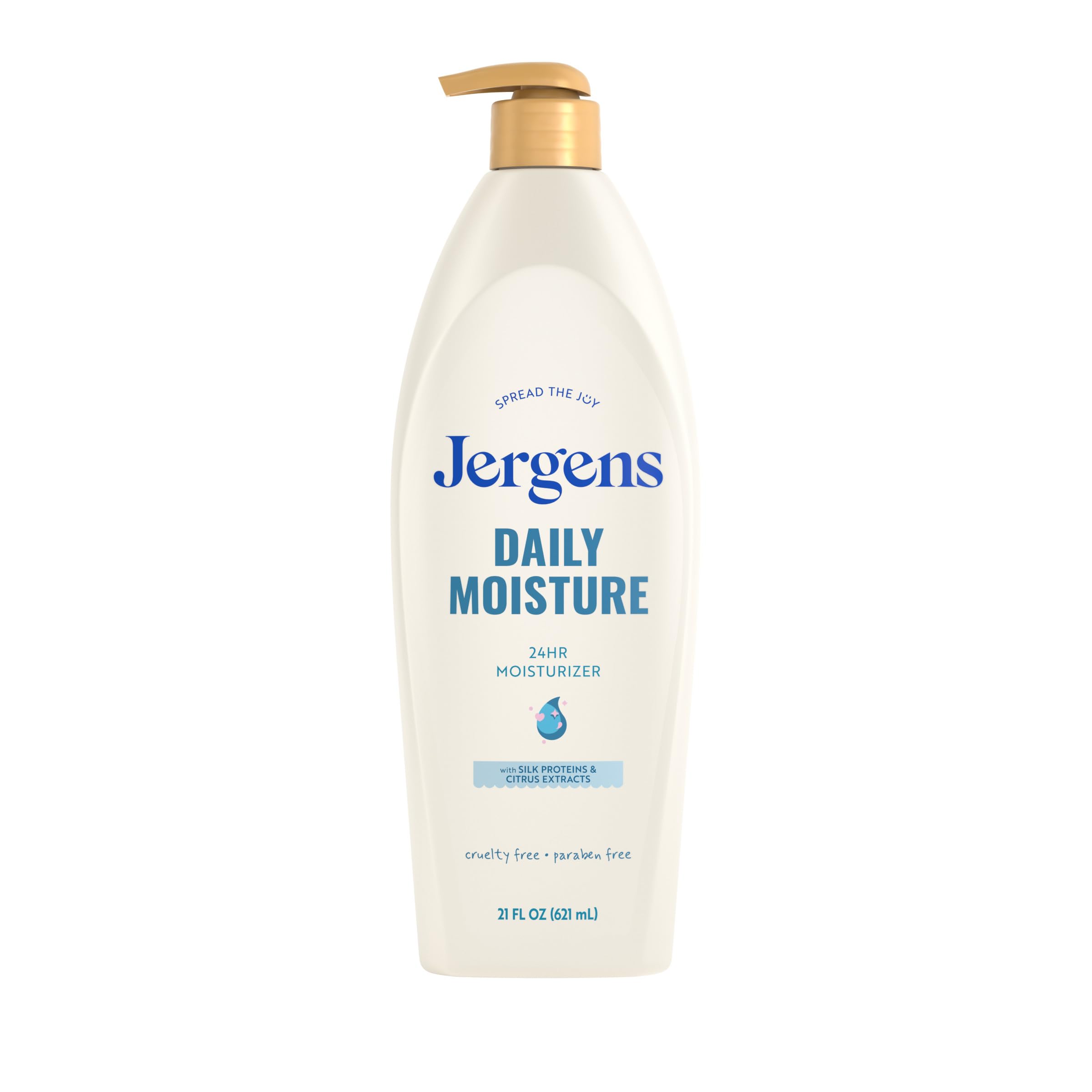 Amazon.com : Jergens Daily Moisture Body Lotion For Dry Skin, 21